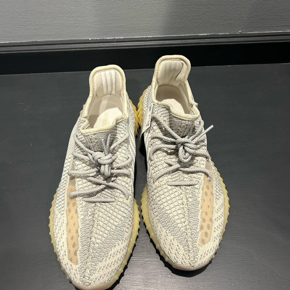 Yeezy Cream and Tan Sneakers